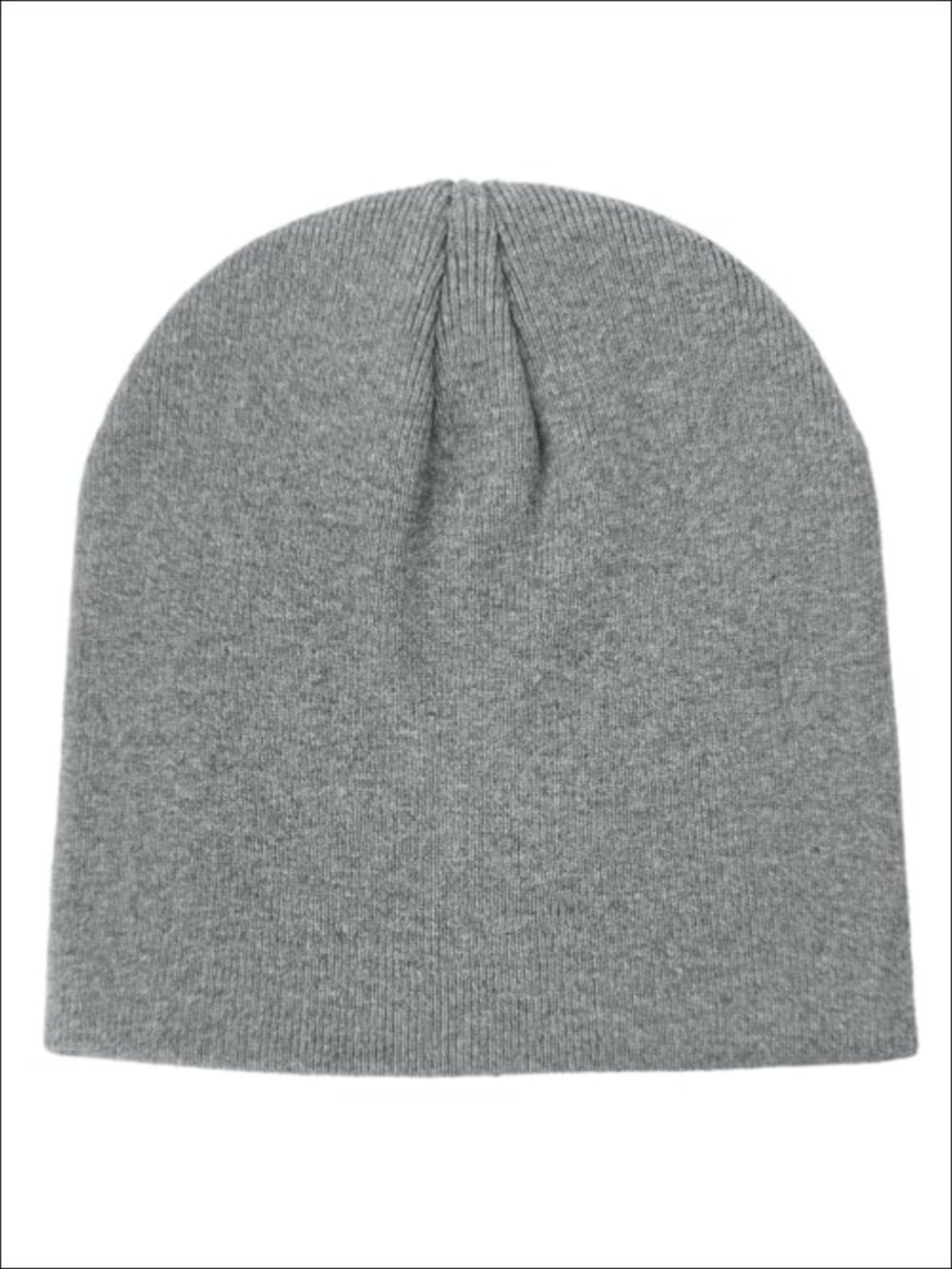 100% Cotton Cuffless Knit Beanie Skull Cap Men Women